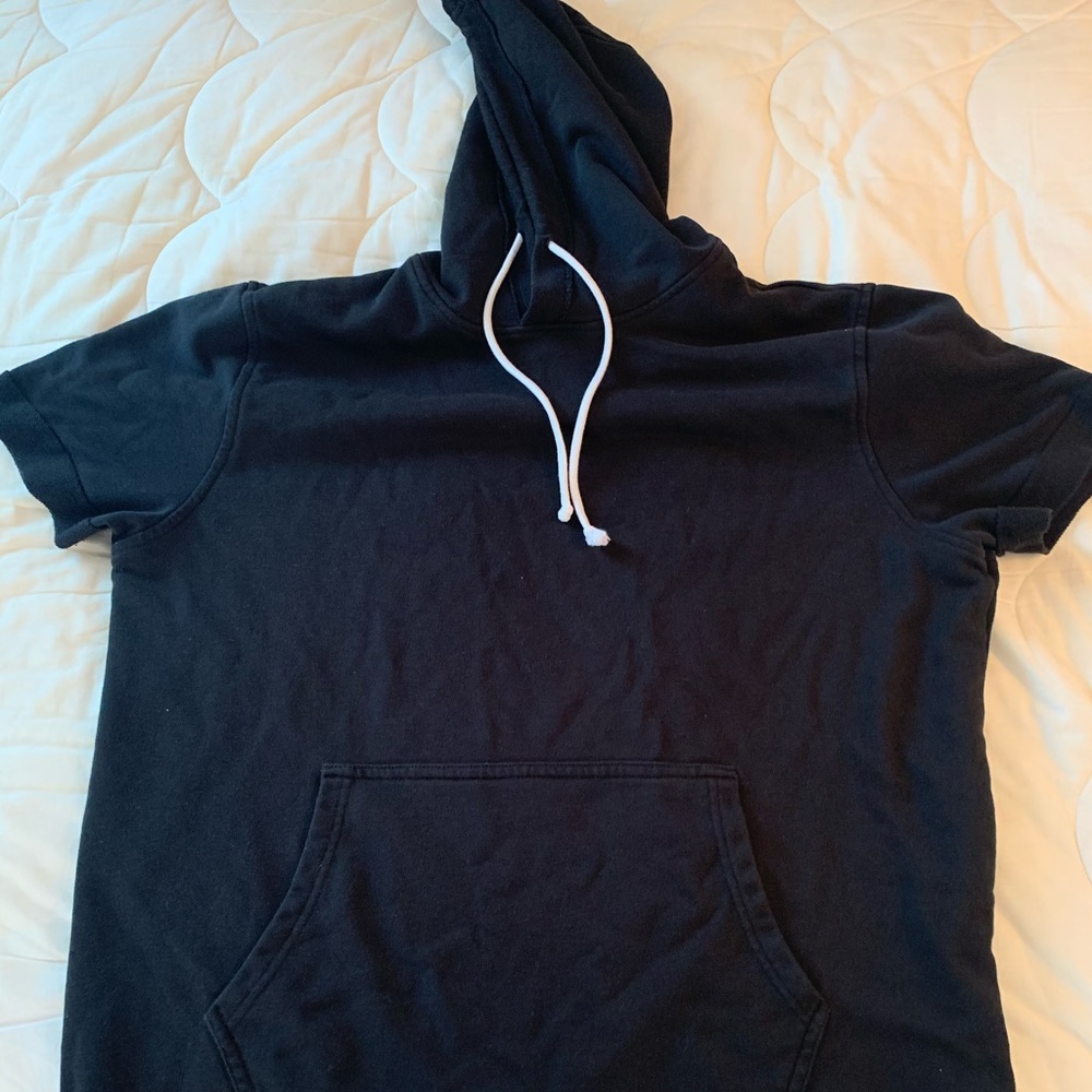Athletic Short Sleeve Hoodie